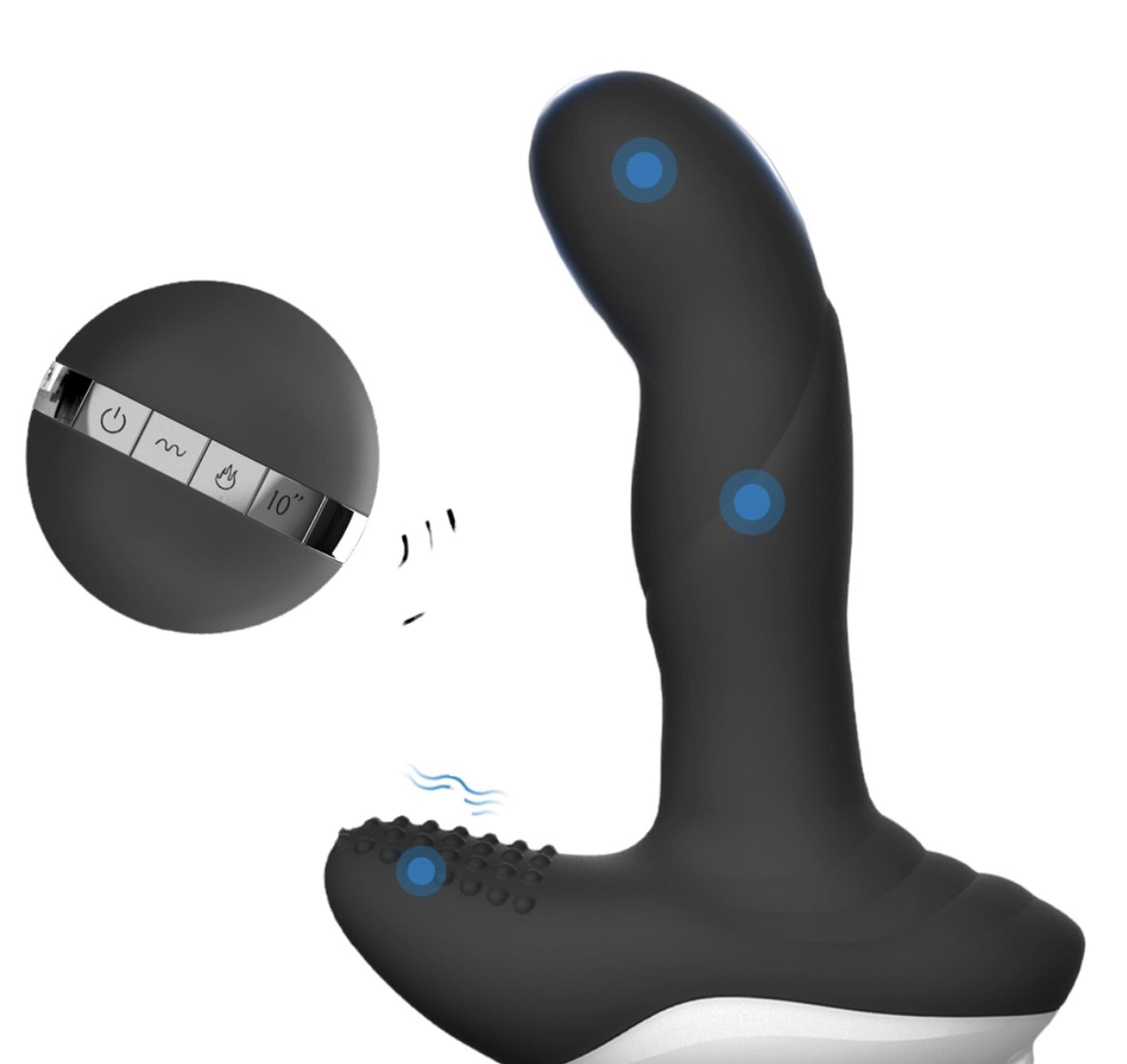 Luxury Play Pulsator — wibracje klasyczne, silikon medyczny, czarny