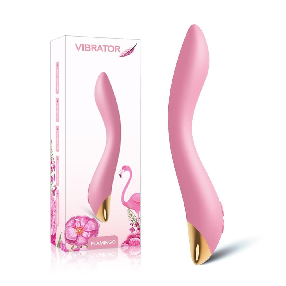 B-Series Joy Flamingo — 9 trybów wibracji, silikon medyczny, różowy