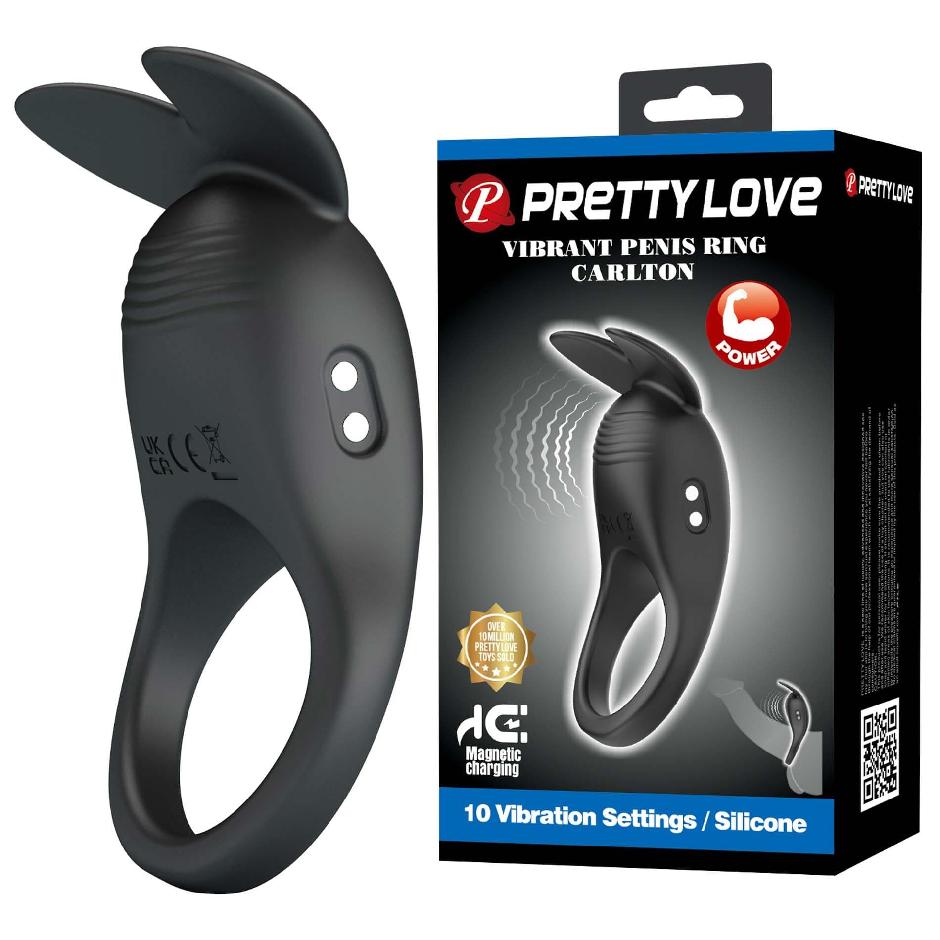 Pretty Love Carlton — silikon medyczny, mini (do 10 cm)