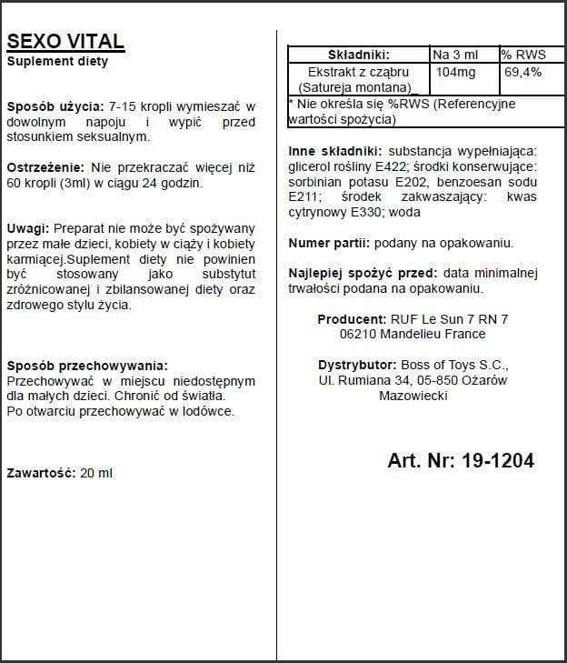 Ruf Aphrodict — standard (11-100 ml)